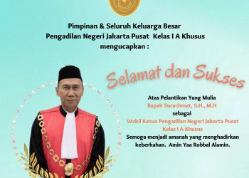 SELAMAT & SUKSES ATAS PELANTIKAN YM SURACHMAT, SH.,MH.